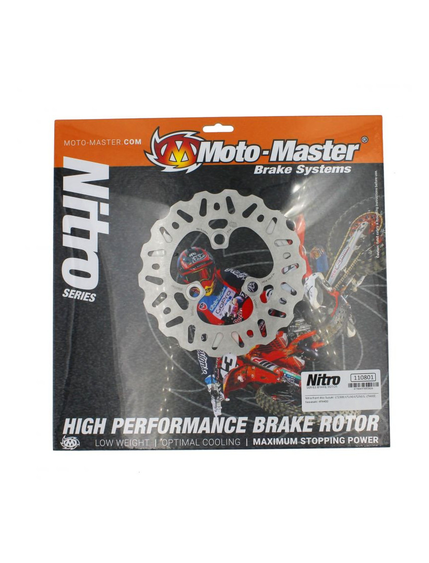 Disco Travão Frente Nitro series Moto-Master: Yamaha YFM250 Raptor, YFM350 Raptor, YFM350 Warrior, YFM660 Raptor, YFM700 Raptor,