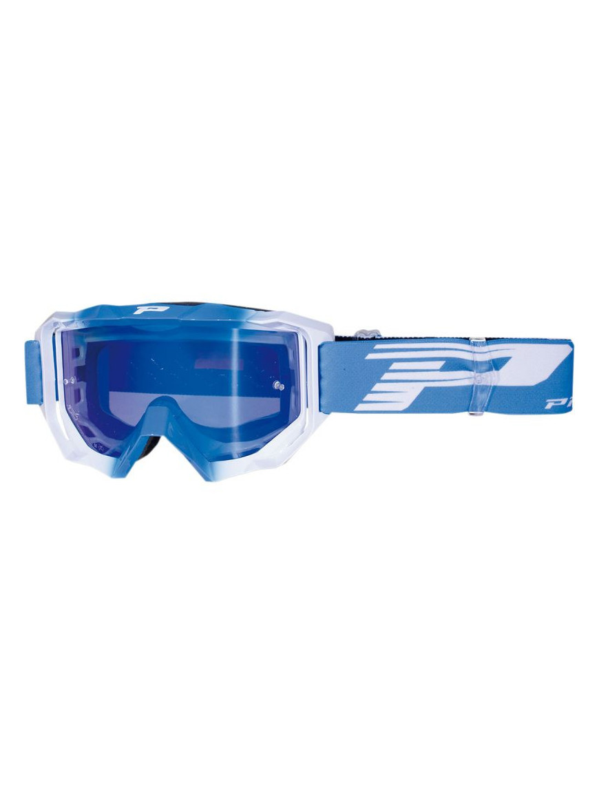 Óculos PROGRIP 3200-327 FL Azul e Branco + Lente Espelhada