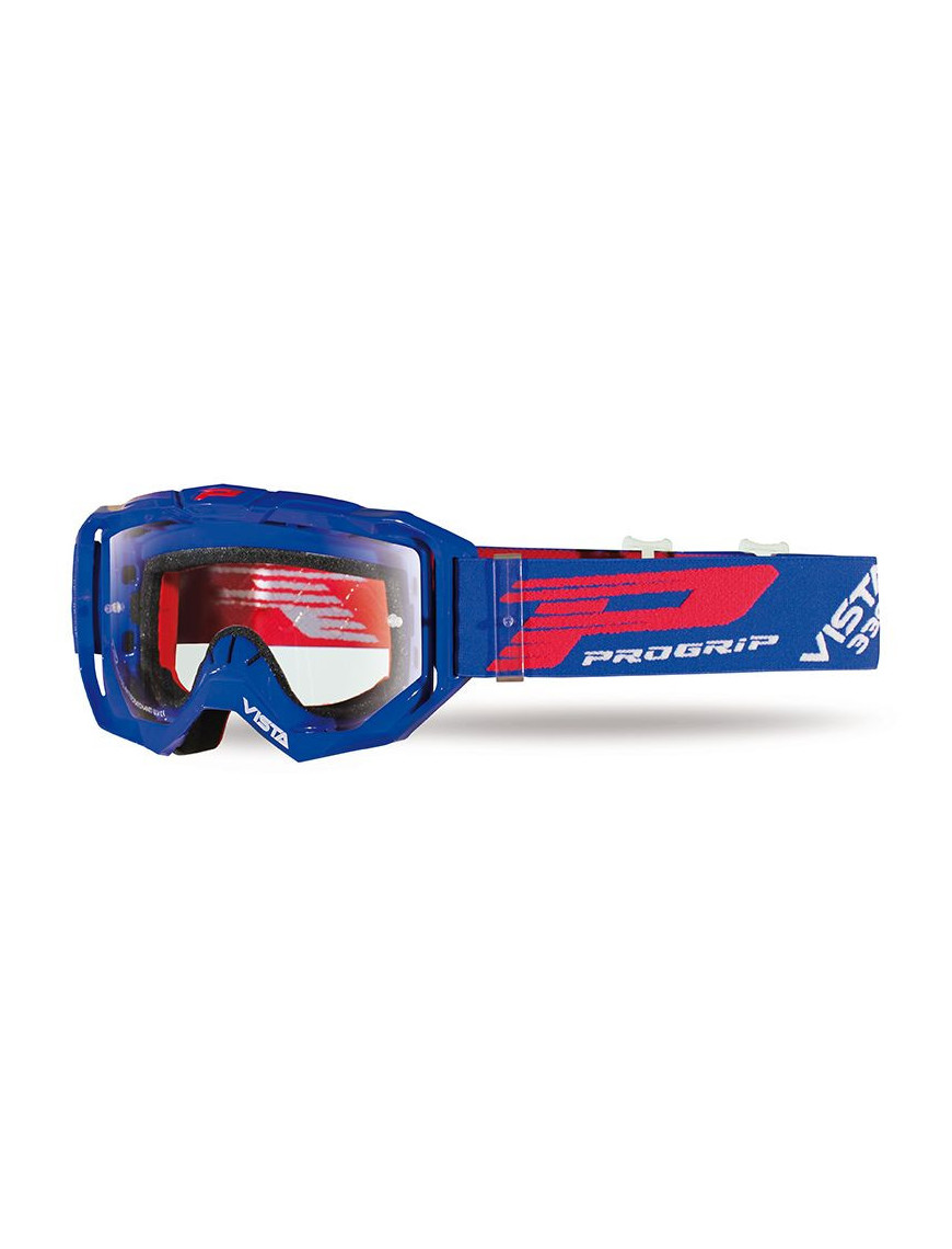 Gafas PROGRIP 3303-104 Azul + Lente Transparente + Tear-Off