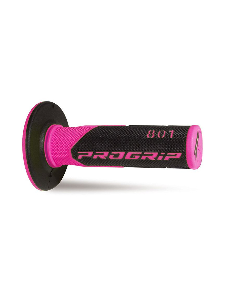 Punhos OFF ROAD PROGRIP 801-297 Rosa e Negro