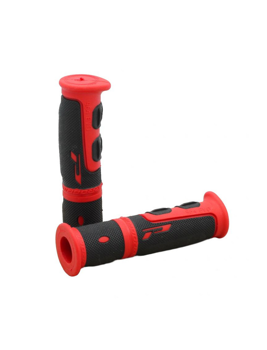 Punhos para JetSki com Gatilho ATV MTB PROGRIP 964-149 Negro e Rojo Densidade Dupla