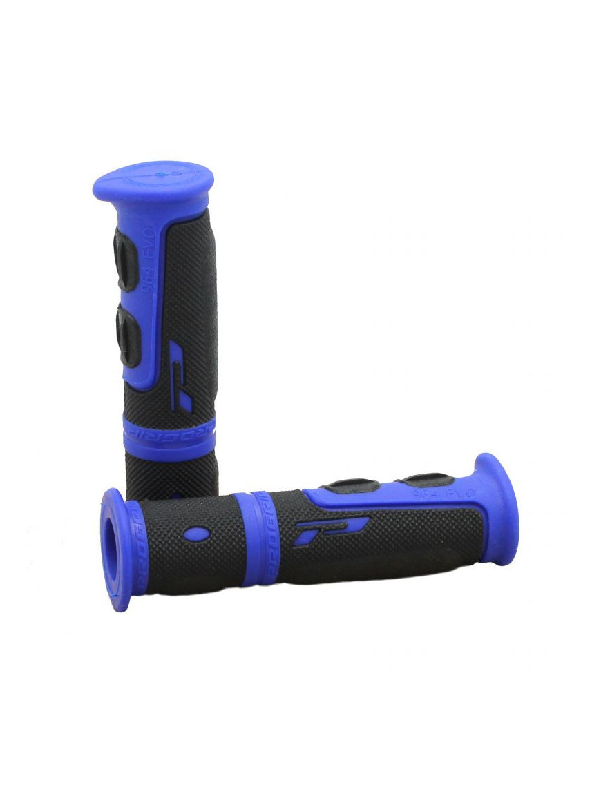 Punhos para JetSki com Gatilho ATV MTB PROGRIP 964-150 Negro e Azul Densidade Dupla