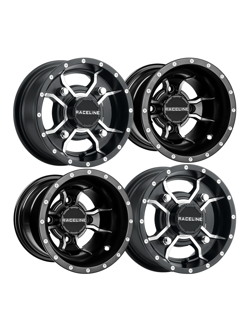 Combo 4 Jantes RACELINE Mamba Sport Fte 4/156 - Tr 4/115