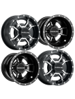 Combo 4 Jantes RACELINE Mamba Sport Fte 4/156 - Tr 4/115