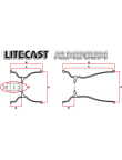 Jante Douglas Lite-Cast 110 mm 2 Pcs