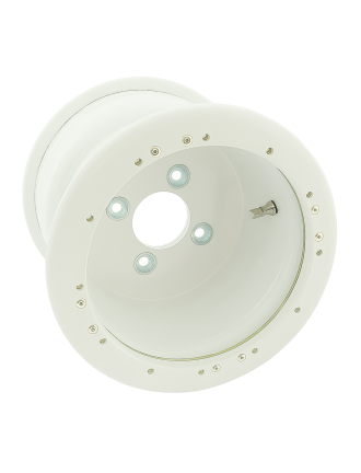 Llanta BPR 10x8 3+5 4/100 Inserts Branca BL. N. Incluído, FP